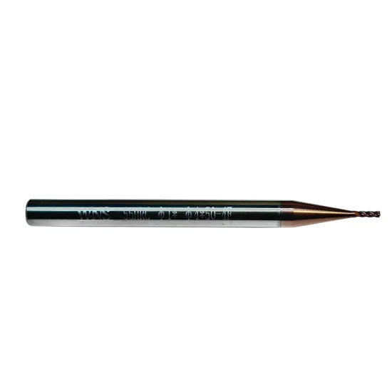 Frez węglikowy VHM Fi1 x 50mm 55HRC 4Z